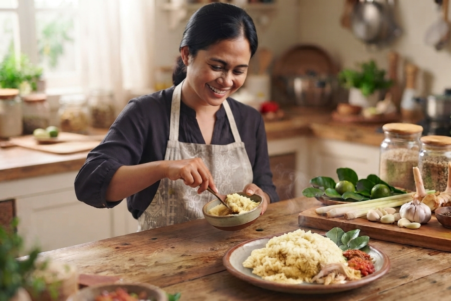 Resep Bumbu Instan Nasi Daun Jeruk Premium untuk Branding Produk Anda
